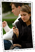 Photos made for an application on an university, Topic "Communication"